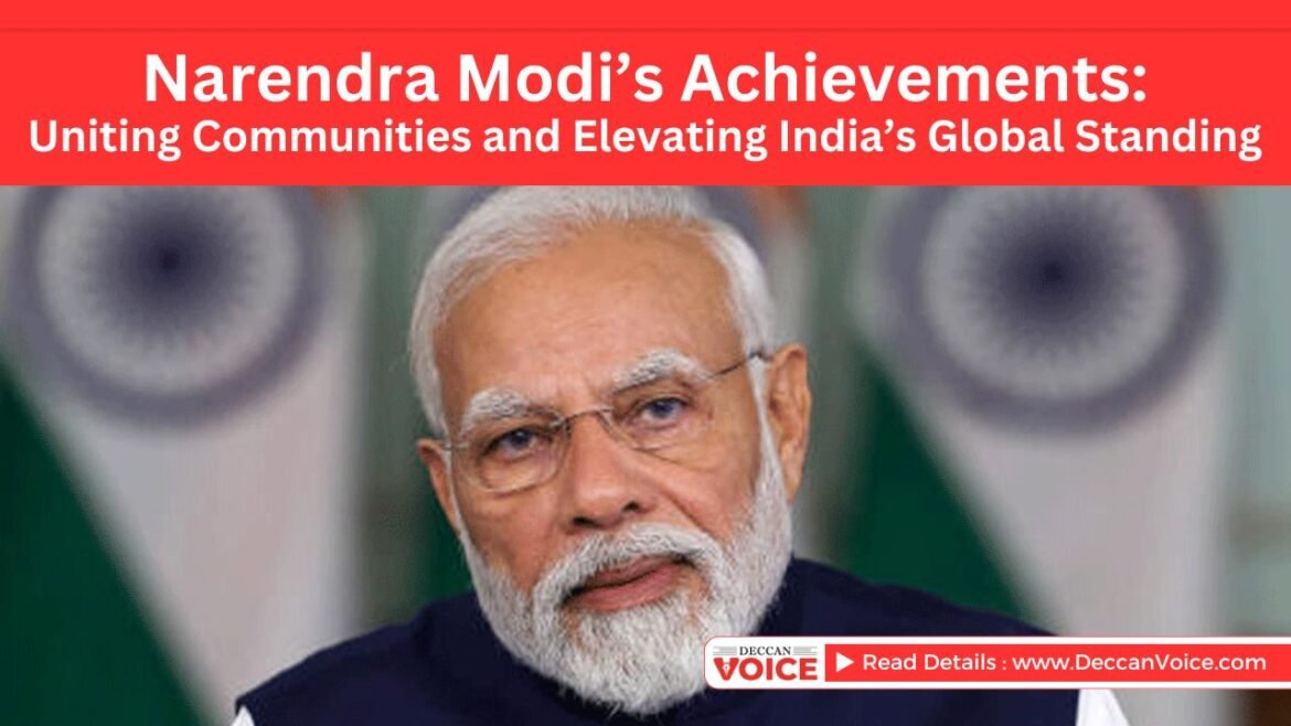 Narendra Modi's Achievements - deccanvoice.com