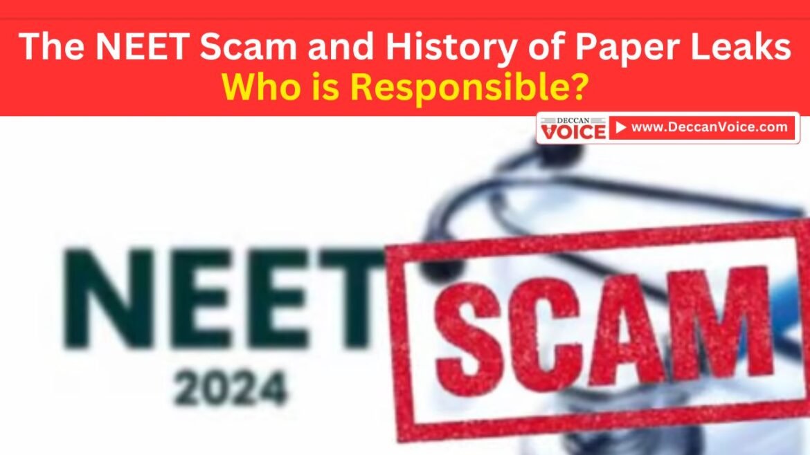 The NEET exam has been marred by multiple instances of paper leaks. - deccanvoice.com