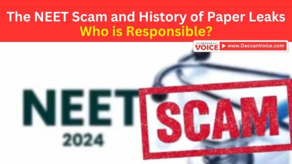 The NEET exam has been marred by multiple instances of paper leaks. - deccanvoice.com