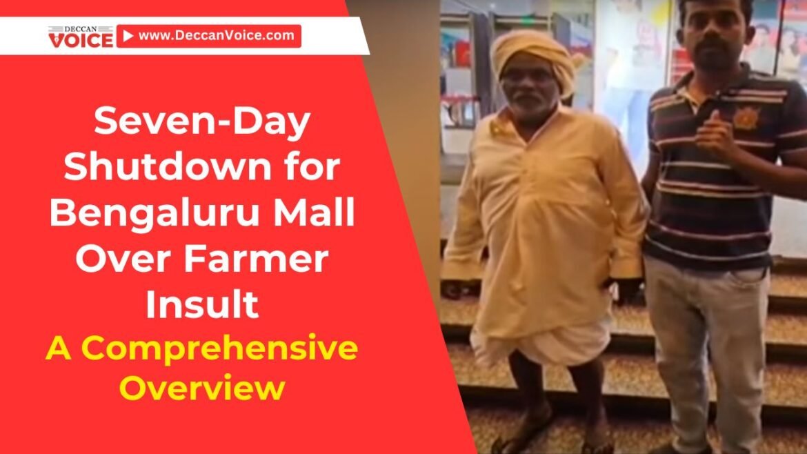Seven-Day Shutdown for Bengaluru Mall Over Farmer Insult - deccanvoice.com