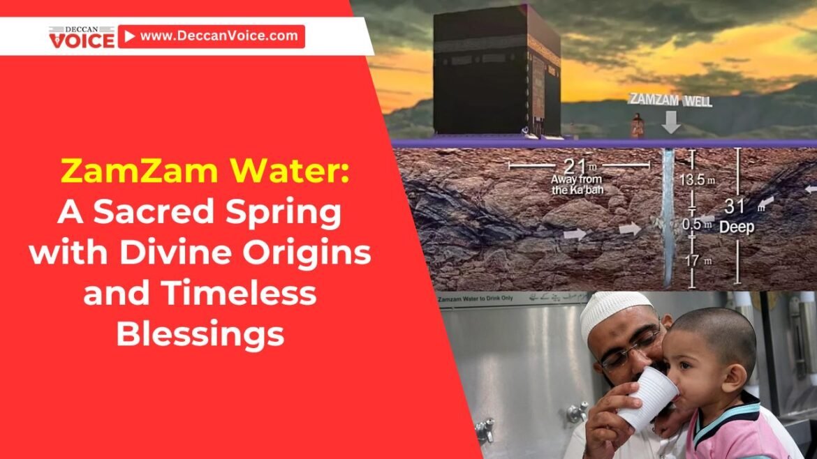 ZamZam Water: A Sacred Spring with Divine Origins and Timeless Blessings - Deccan Voice News