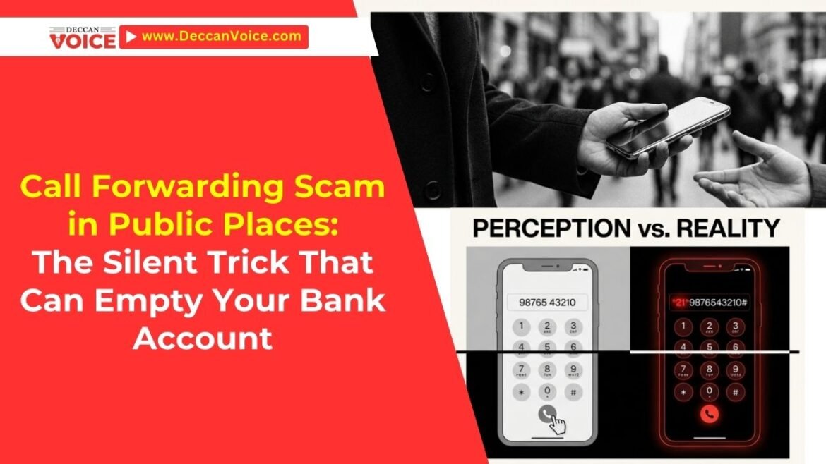 Call Forwarding Scam in Public Places: The Silent Trick That Can Empty Your Bank Account